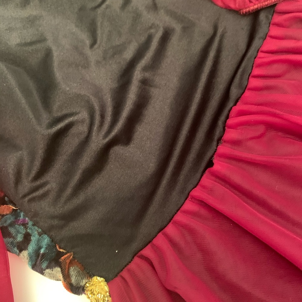 *Floral Velvet and Shear Ballet Costume* - Picture 2 of 5